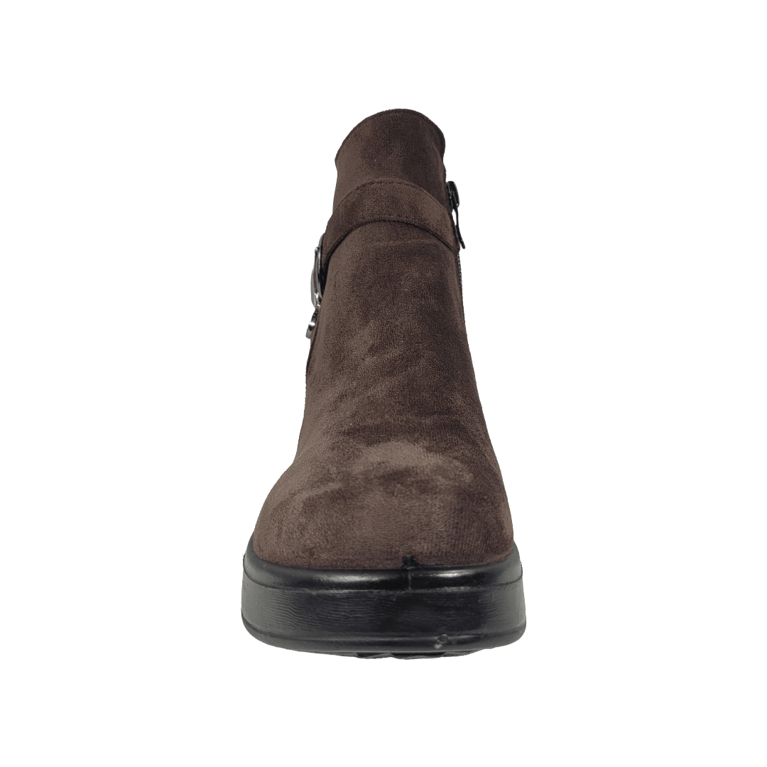 BOTINES HUALUANOTE CAFE MUJER HL - 909 - 3A HUALUNAOTE 36 CL / 23.9 CM - CalzadosPaola