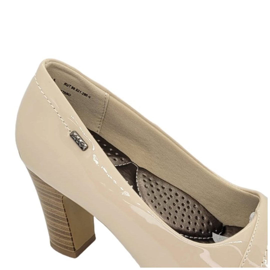 ZAPATOS ALQUIMIA BEIGE CHAROL 3390 ALQUIMIA 40 - CalzadosPaola