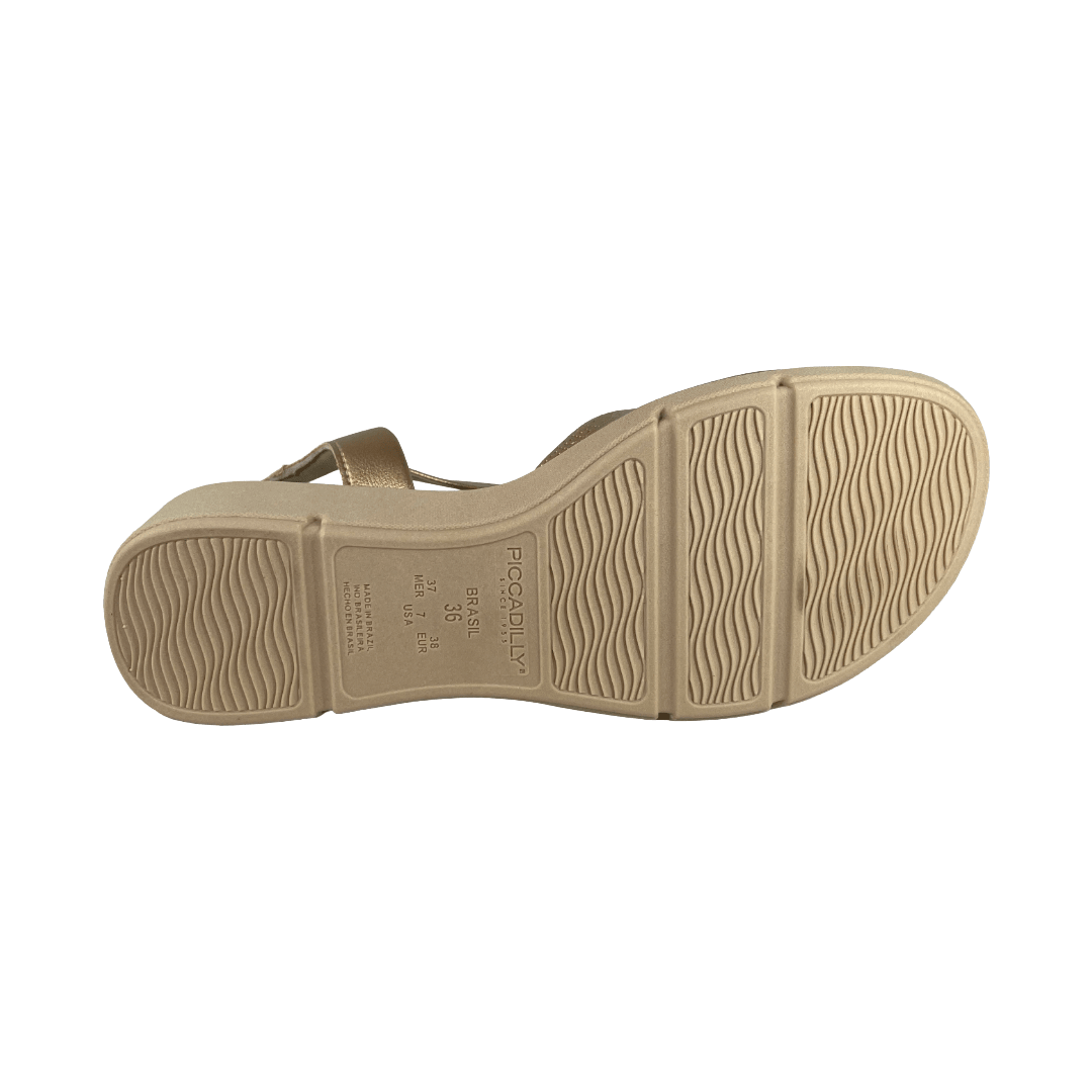 SANDALIAS PICCADILLY DORADO MUJER VU5280T PICADELLY 34 - CalzadosPaola