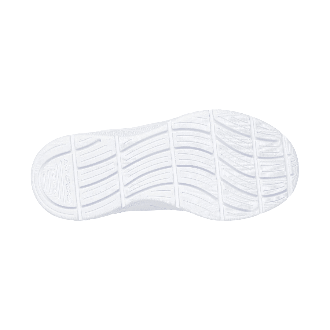 ZAPATILLAS ESCOLARES BLANCAS JUVENIL SKECHERS MICROSPEC PLUS | 302636L - WHT SKECHERS 34 - CalzadosPaola