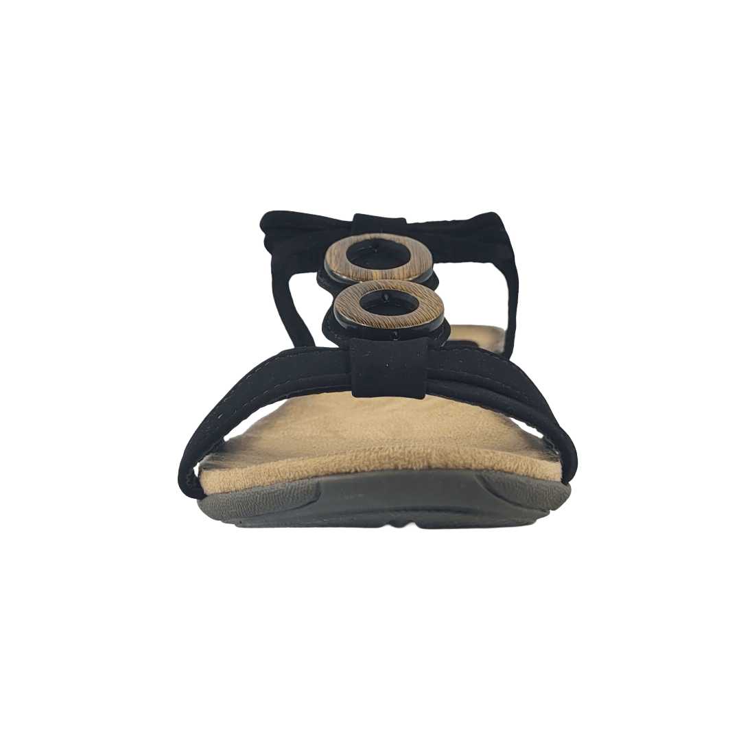 SANDALIA CHALADA NEGRO MUJER | 13 - ANATOMIC69 CHALADA 35 - CalzadosPaola