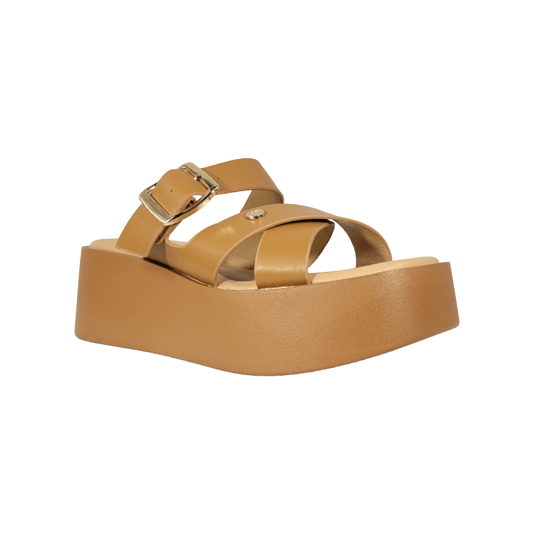 SANDALIAS J - RUN CAMEL MUJER G562F2 J - RUN 36 - CalzadosPaola