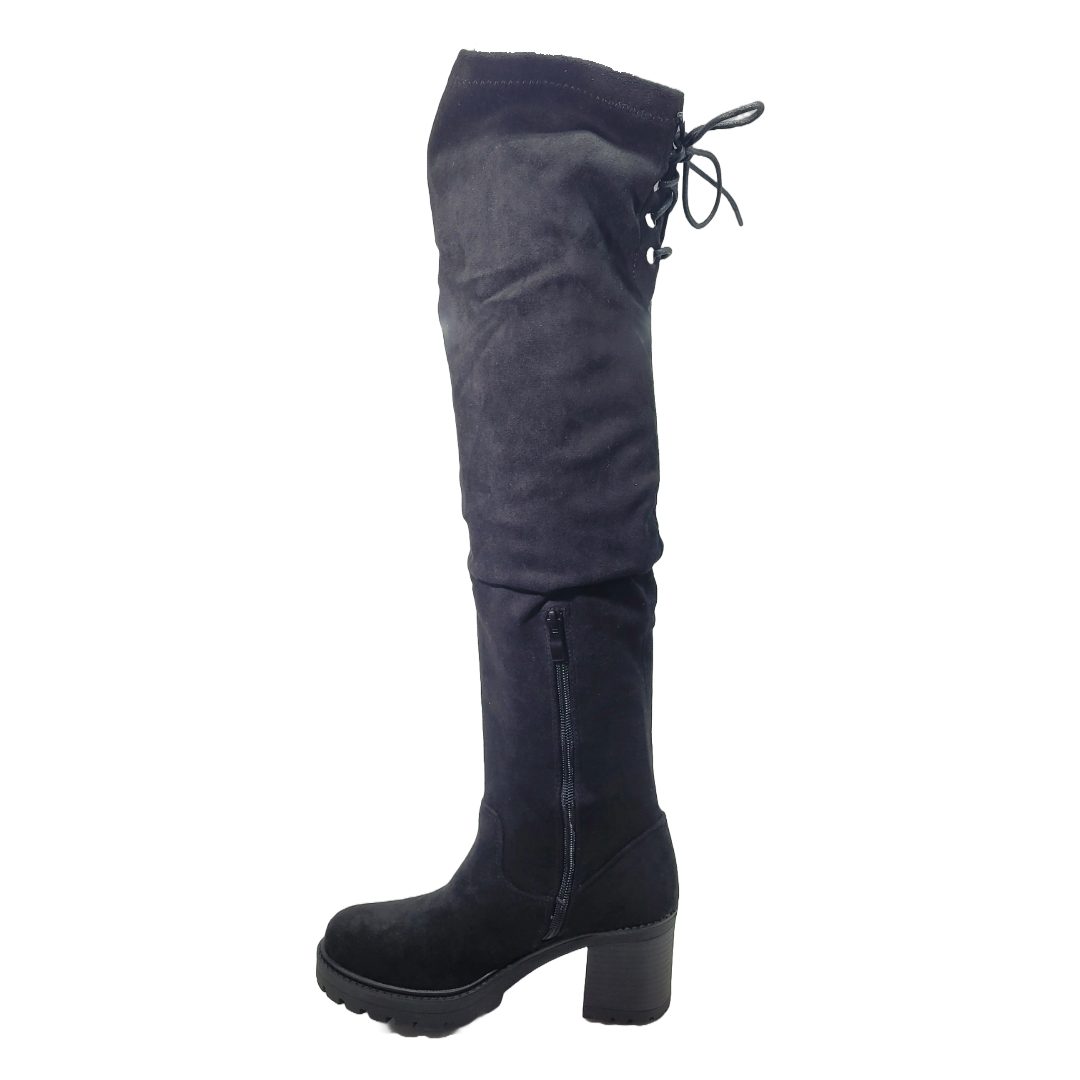 BOTAS BOTELI DE GAMUZA NEGRAS | R51 BOTELI 40 - CalzadosPaola