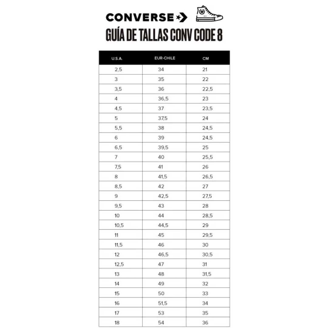 ZAPATILLAS URBANAS CONVERSE CTAS HIGH STREET HOMBRE | A19335C - 642 CONVERSE 39 CL / 6 US - HOMBRE / 8 US - MUJER / 24.5 CM - CalzadosPaola