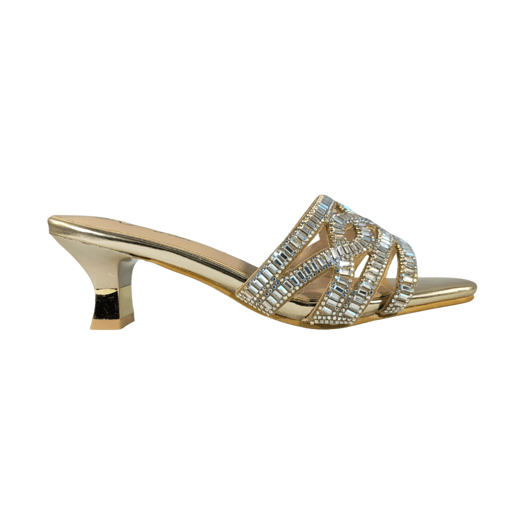 SANDALIAS DE FIESTA J - RUN DORADO MUJER | G679F3 J - RUN 35 - CalzadosPaola