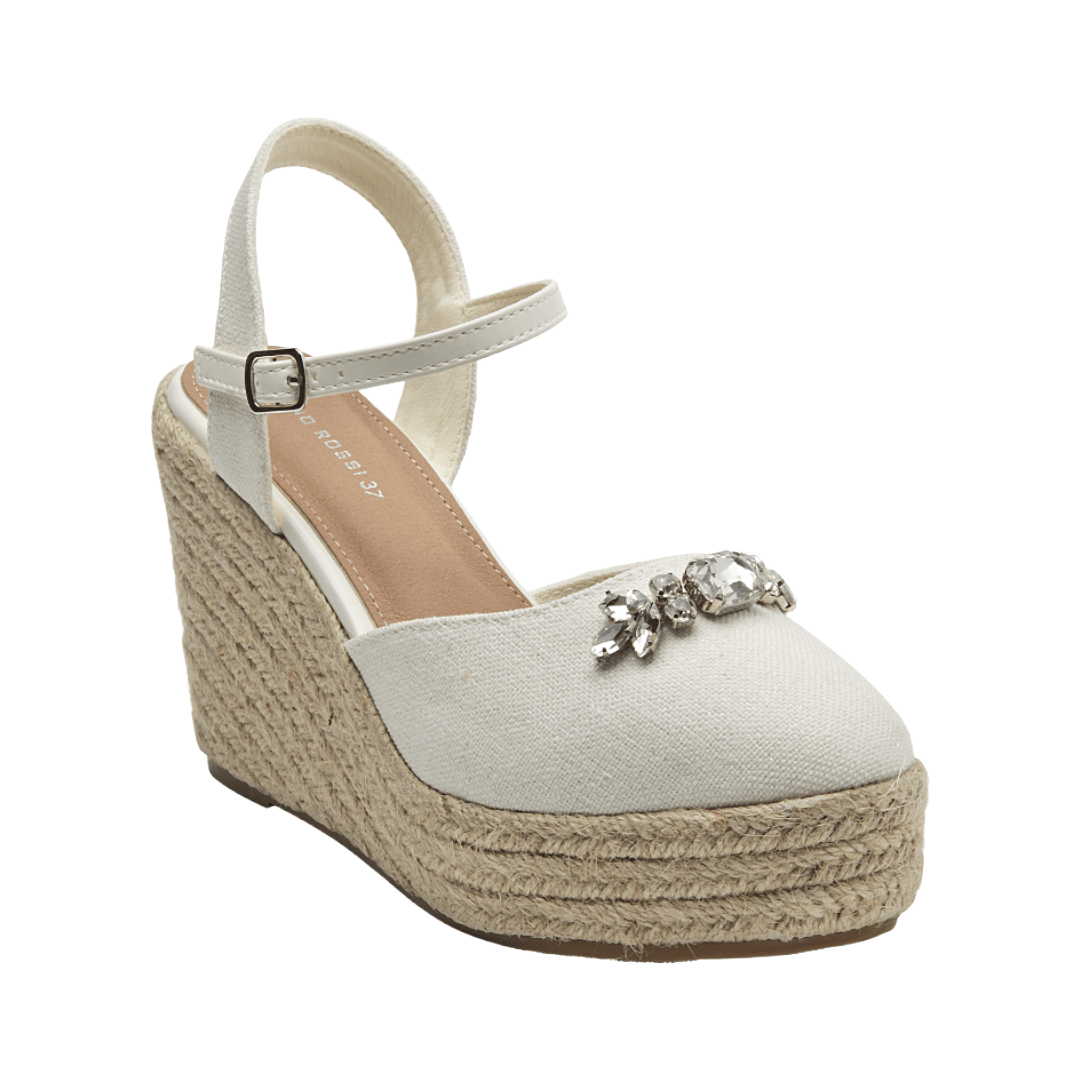 SANDALIAS DE FIESTA BRUNO ROSSI BLANCO MUJER BRM0073 BRUNO ROSSI 35 - CalzadosPaola