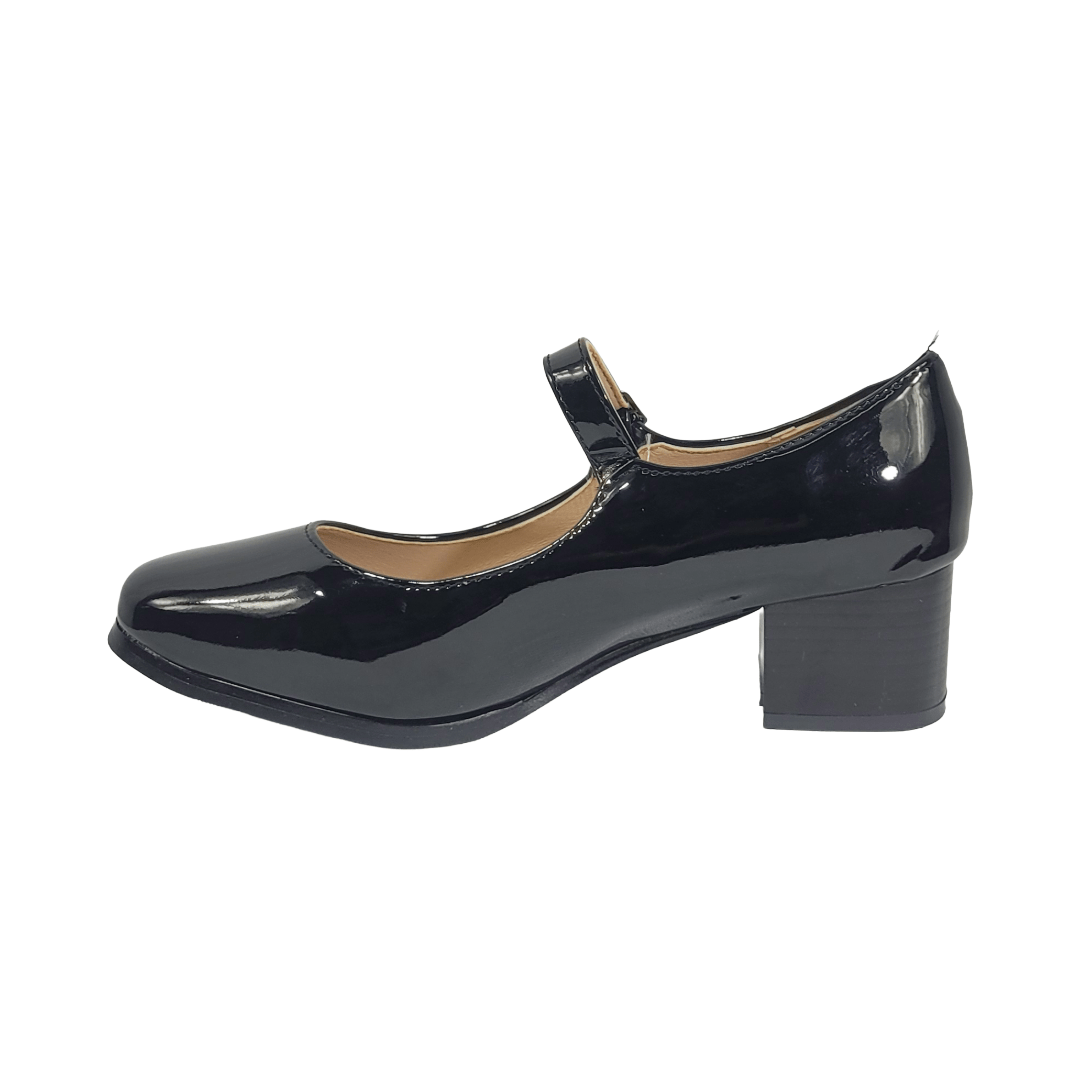 ZAPATOS DE CUECA MD NEGRO CHAROL MUJER 5R03 - 1A MD 37 - CalzadosPaola