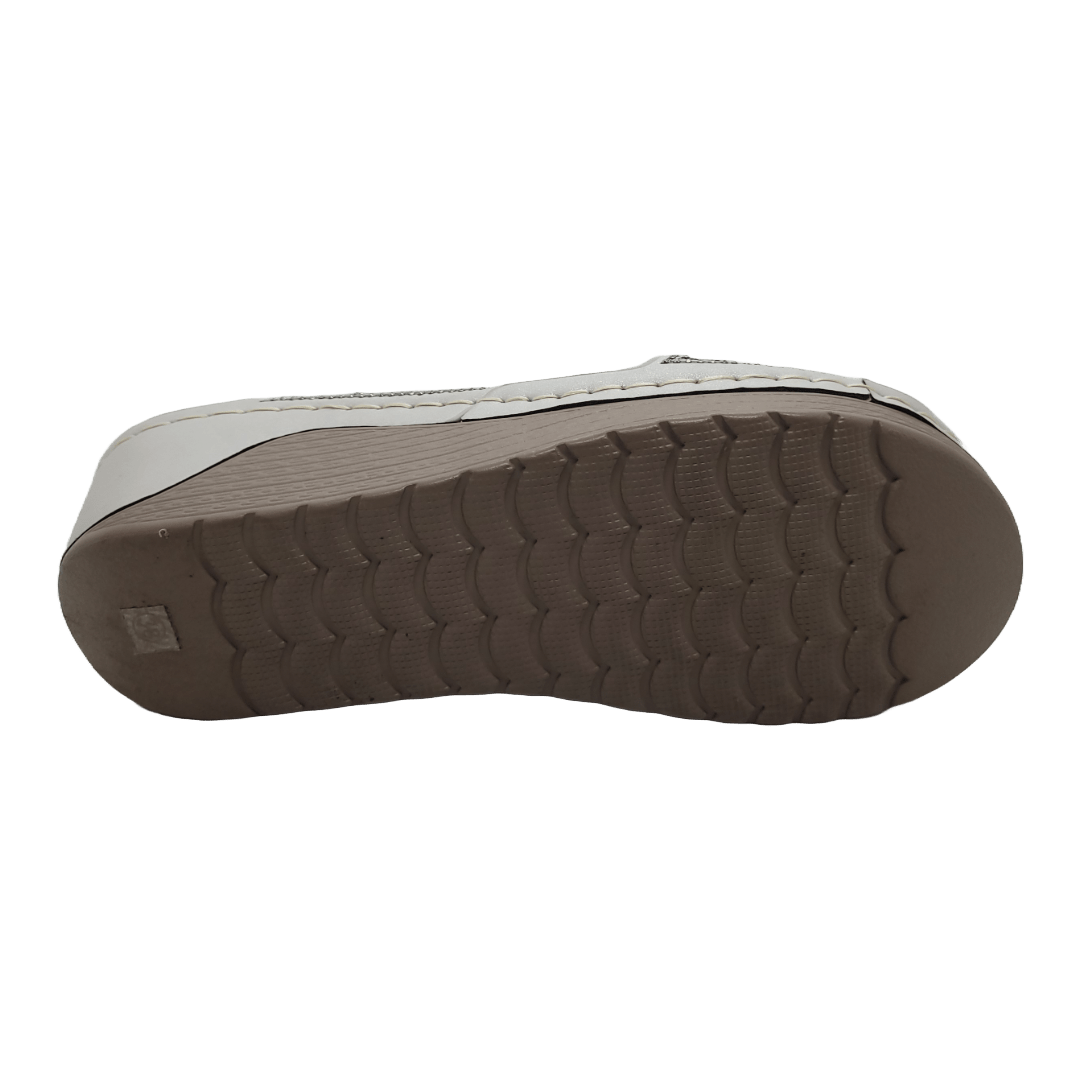SANDALIAS DE FIESTA BONNY FRANCO PLATA (MUJER) | 301 - 0918 BONNY FRANCO 40 - CalzadosPaola