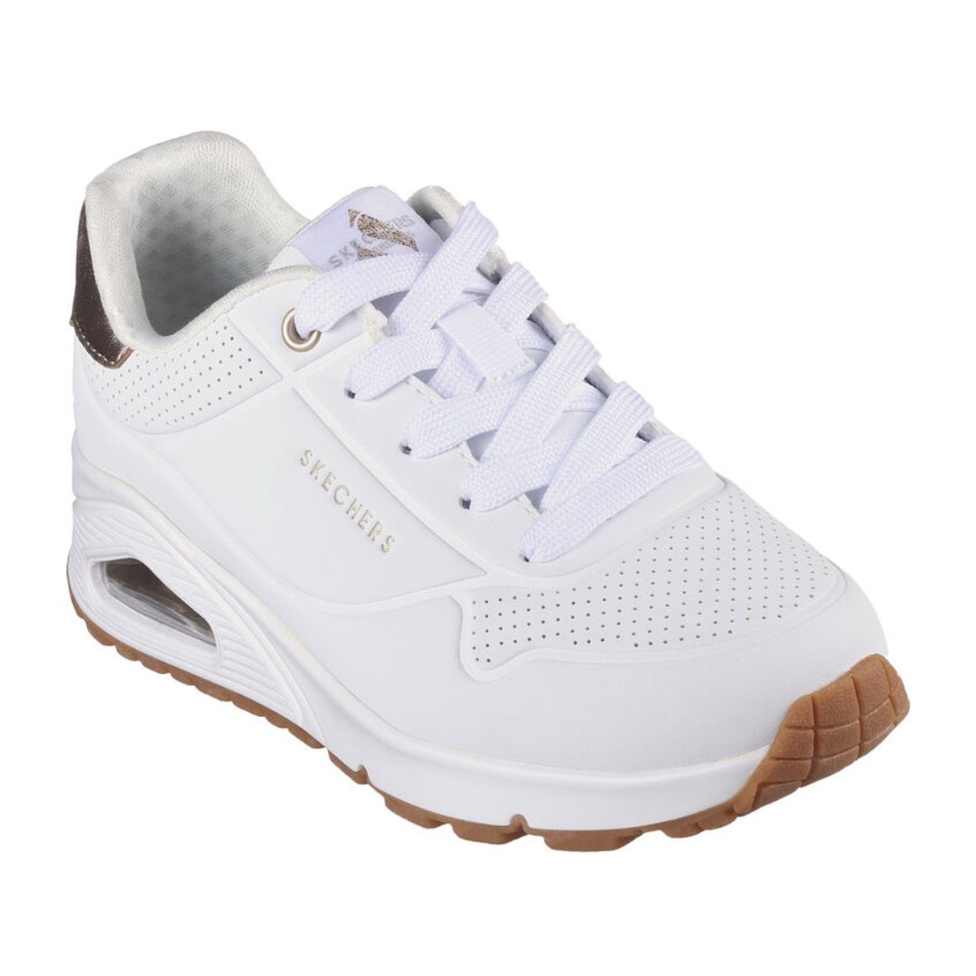 ZAPATILLAS SKECHERS UNO GEN1 SHIMMER AWAY NIÑAS 310545L - WHT SKECHERS 35 - CalzadosPaola