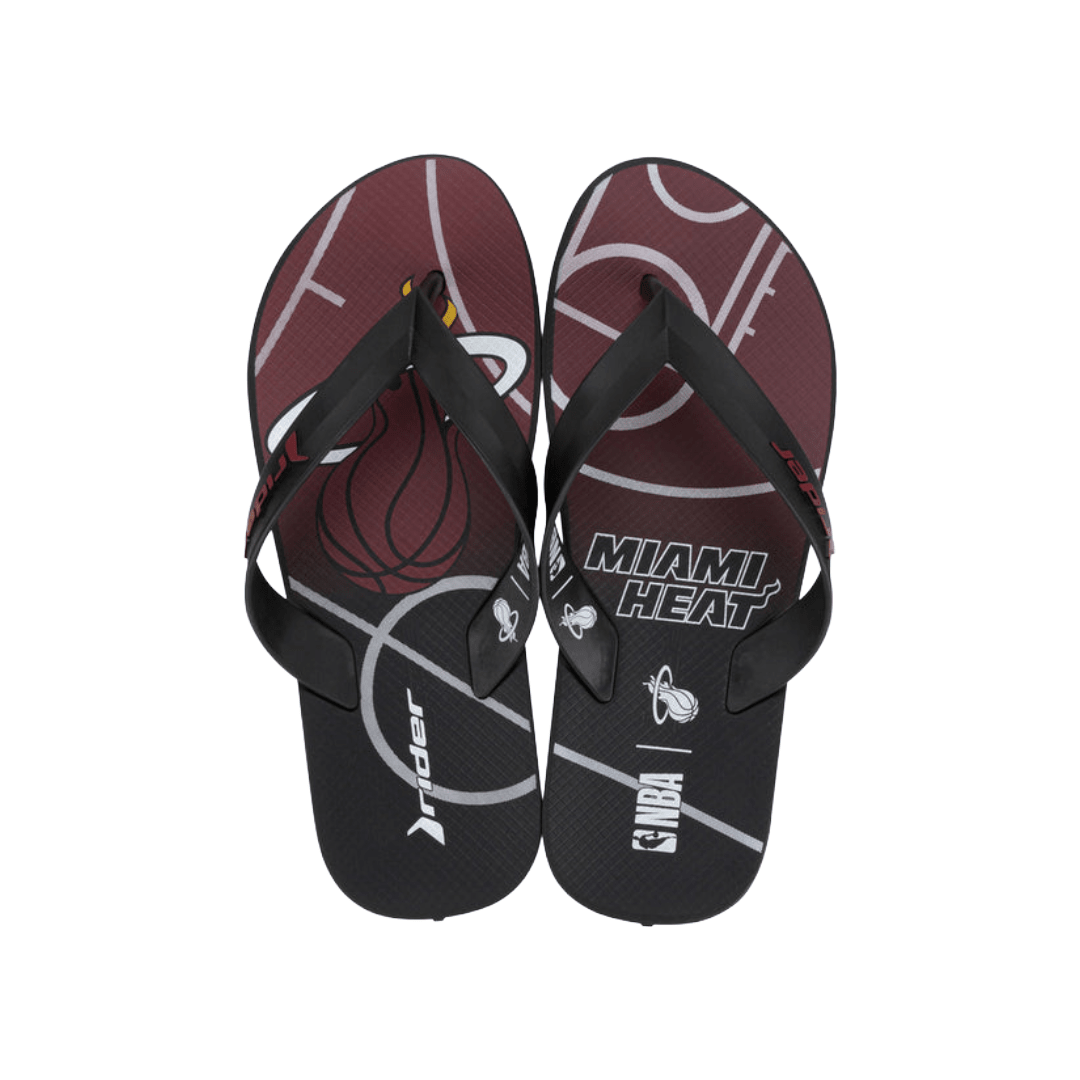 SANDALIAS RIDER MIAMI HEAT NBA HOMBRE GR - NBA - 12378 CARTAGO 39 - CalzadosPaola