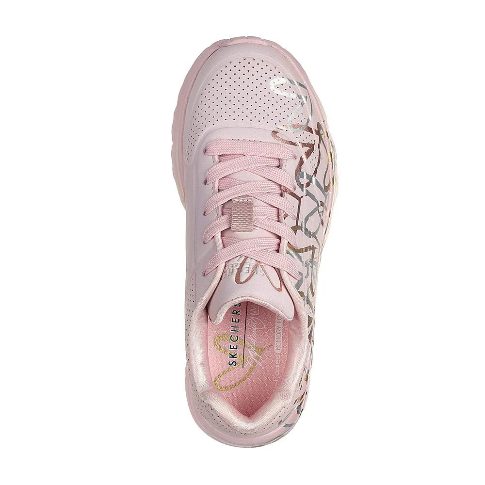 ZAPATILLAS URBANAS SKECHERS UNO LITE METALLIC LOVE INFANTIL | 314067L - MVMT SKECHERS 38 - CalzadosPaola