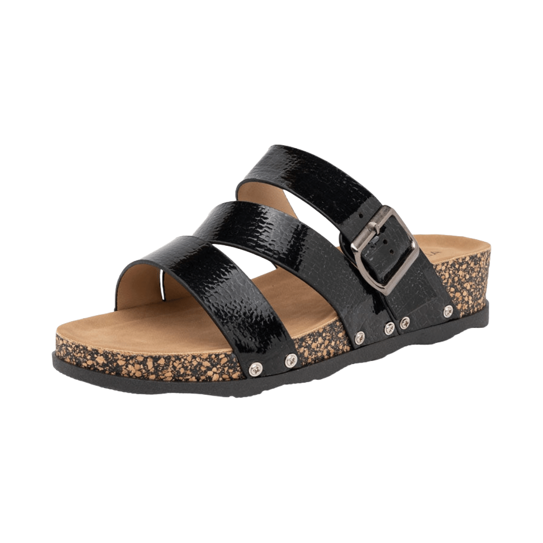 SANDALIAS ALQUIMIA NEGRO MUJER 3747 ALQUIMIA 36 - CalzadosPaola
