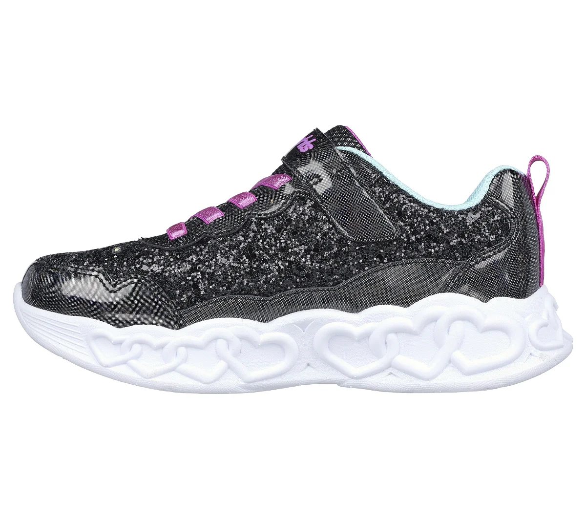 ZAPATILLAS URBANAS SKECHERS INFINITE HEART LIGHTS INFANTIL | 303752L - BKTQ SKECHERS 35 - CalzadosPaola
