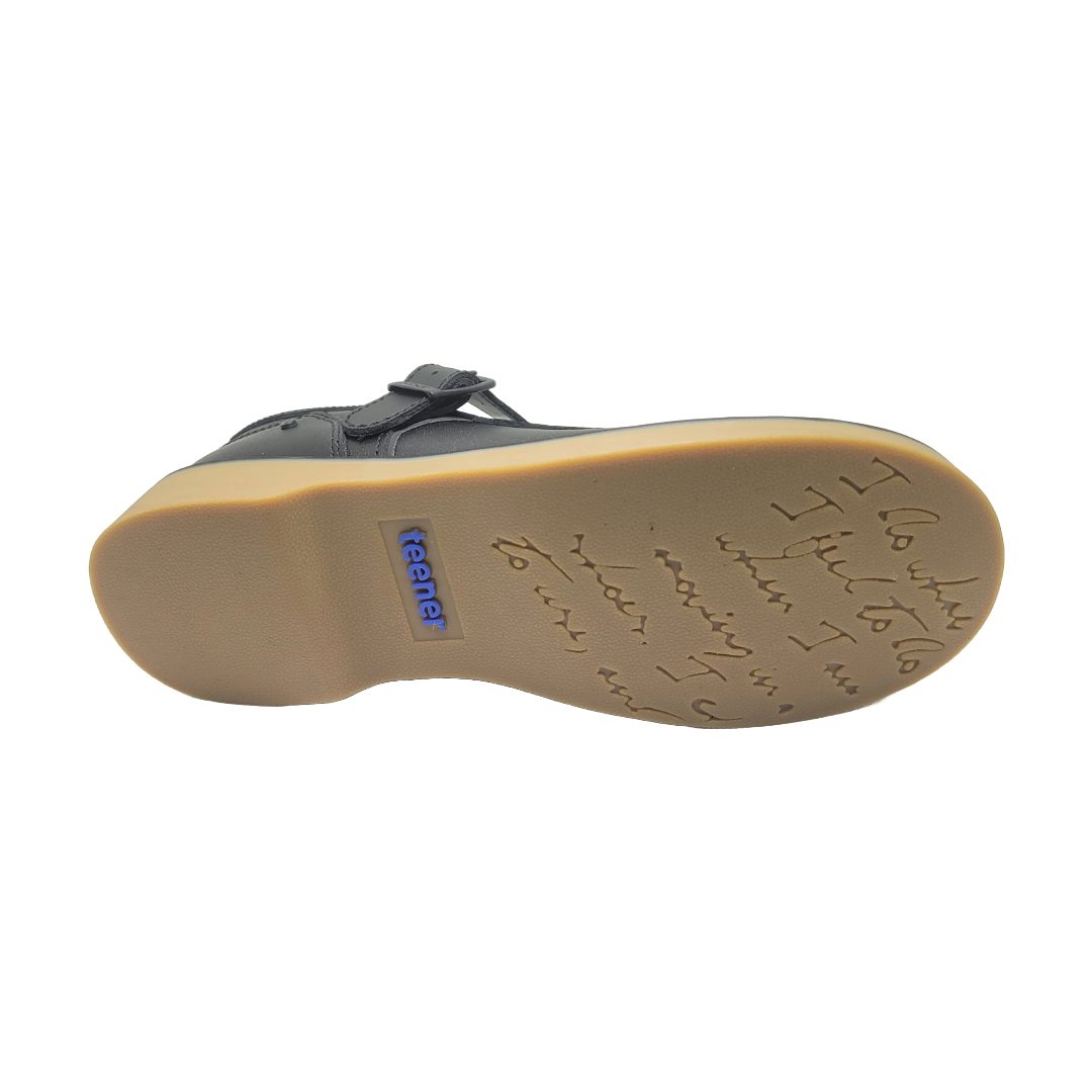 ZAPATOS ESCOLARES TEENER PARA NIÑAS (NEGRO) | 356 - 6284 TEENER 33 - CalzadosPaola