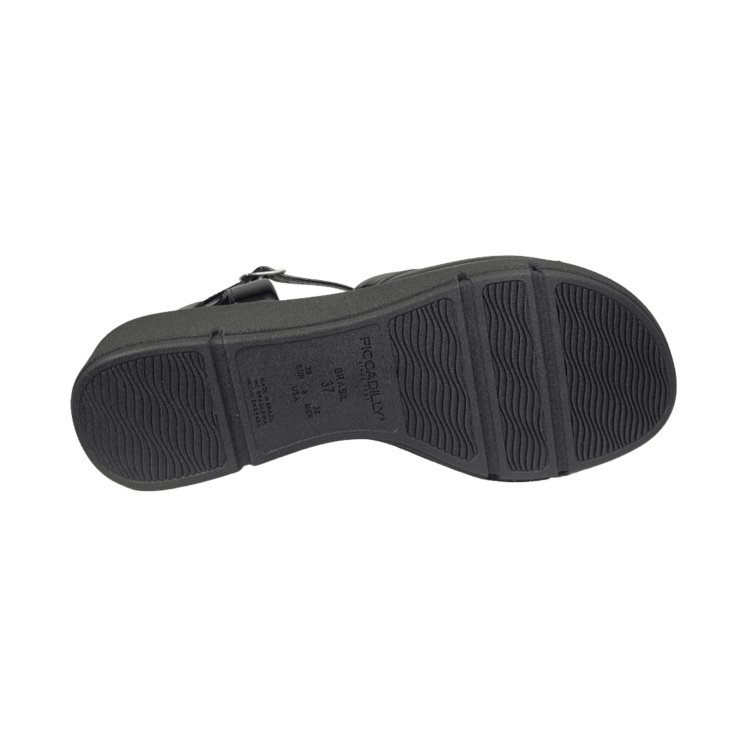 SANDALIAS PICCADILLY NEGRO CASUAL MUJER VU5370T PICADELLY 34 - CalzadosPaola