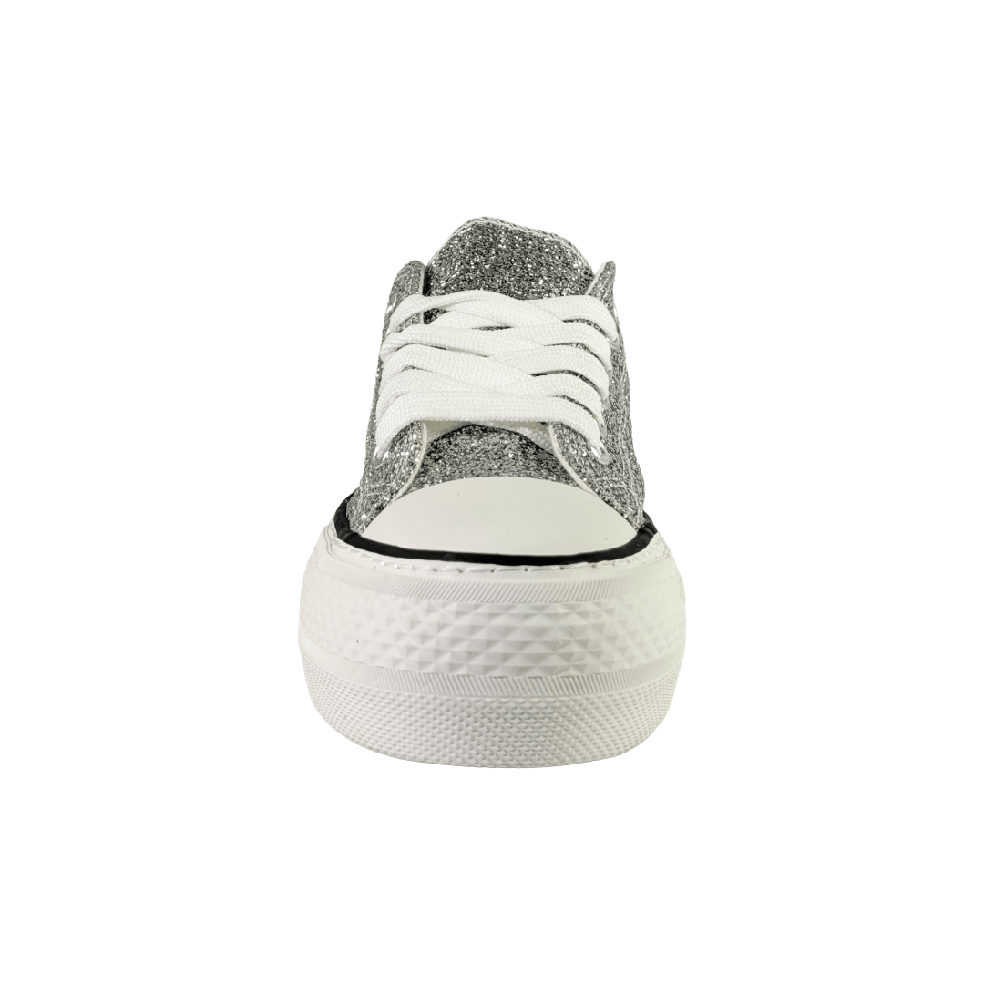 ZAPATILLAS URBANAS MD PLATEADO BRILLANTE MUJER | 3J02 - 16 MD 35 CL / 22.5 CM - CalzadosPaola