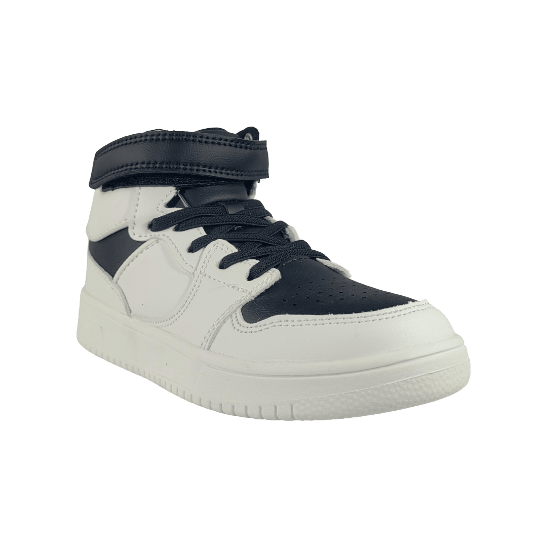 ZAPATILLAS URBANAS SKATER BLANCO/NEGRO INFANTIL | 800 - 0001 SKATER 27 CL / 18 CM - CalzadosPaola