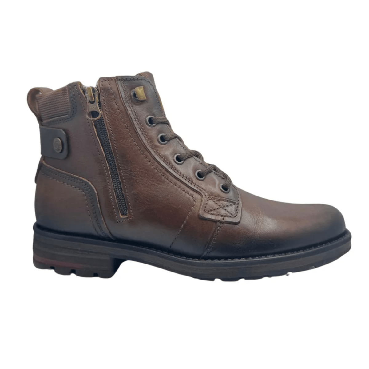 BOTINES PEGADA CUERO CASTANHO | 181314 - 06 PEGADA 39 - CalzadosPaola