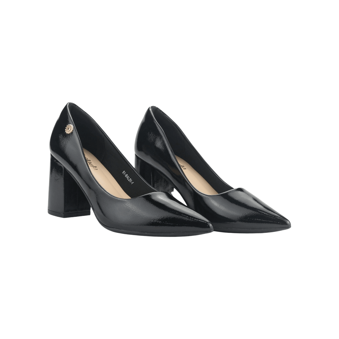 ZAPATOS FORMALES CHALADA NEGRO CHAROL MUJER 51 - BALDI - 1 CHALADA 35 CL / 22.9 CM - CalzadosPaola