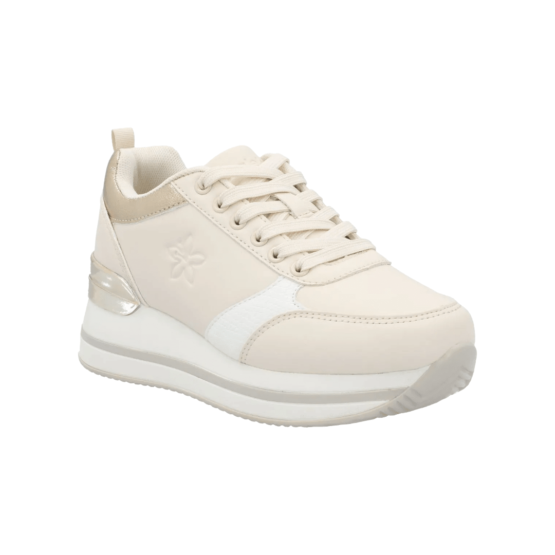 ZAPATILLAS URBANAS AZALEIA BEIGE MUJER AZ210011344 - 033 AZALEIA 35 - CalzadosPaola