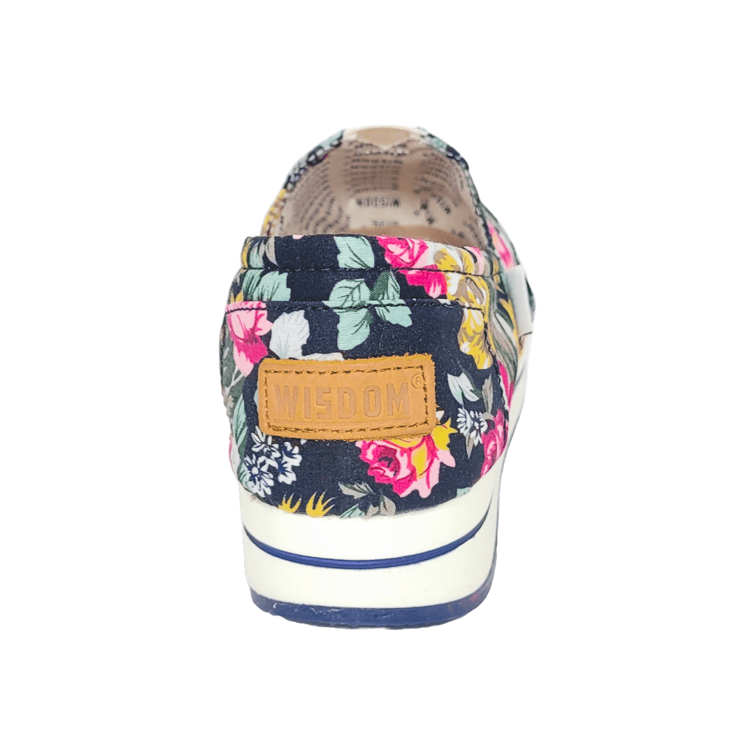 ALPARGATAS WISDOM FLOREADO PURPLE MUJER | W - 010 WISDOM 35 - CalzadosPaola