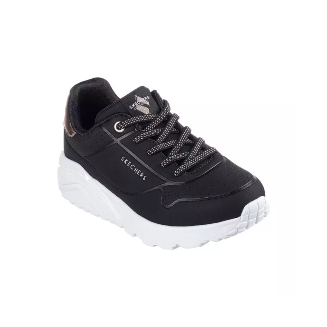 ZAPATILLAS URBANAS SKECHERS UNO LITE INFANTIL | 310384L-BLK