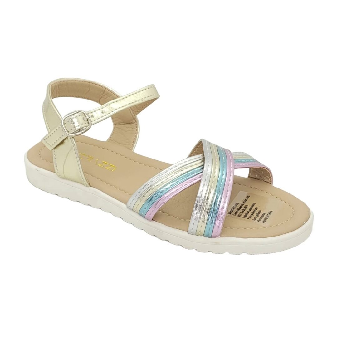 SANDALIAS VERAZZI DORADAS | XST003 - Y0 VERAZZI 34 - CalzadosPaola