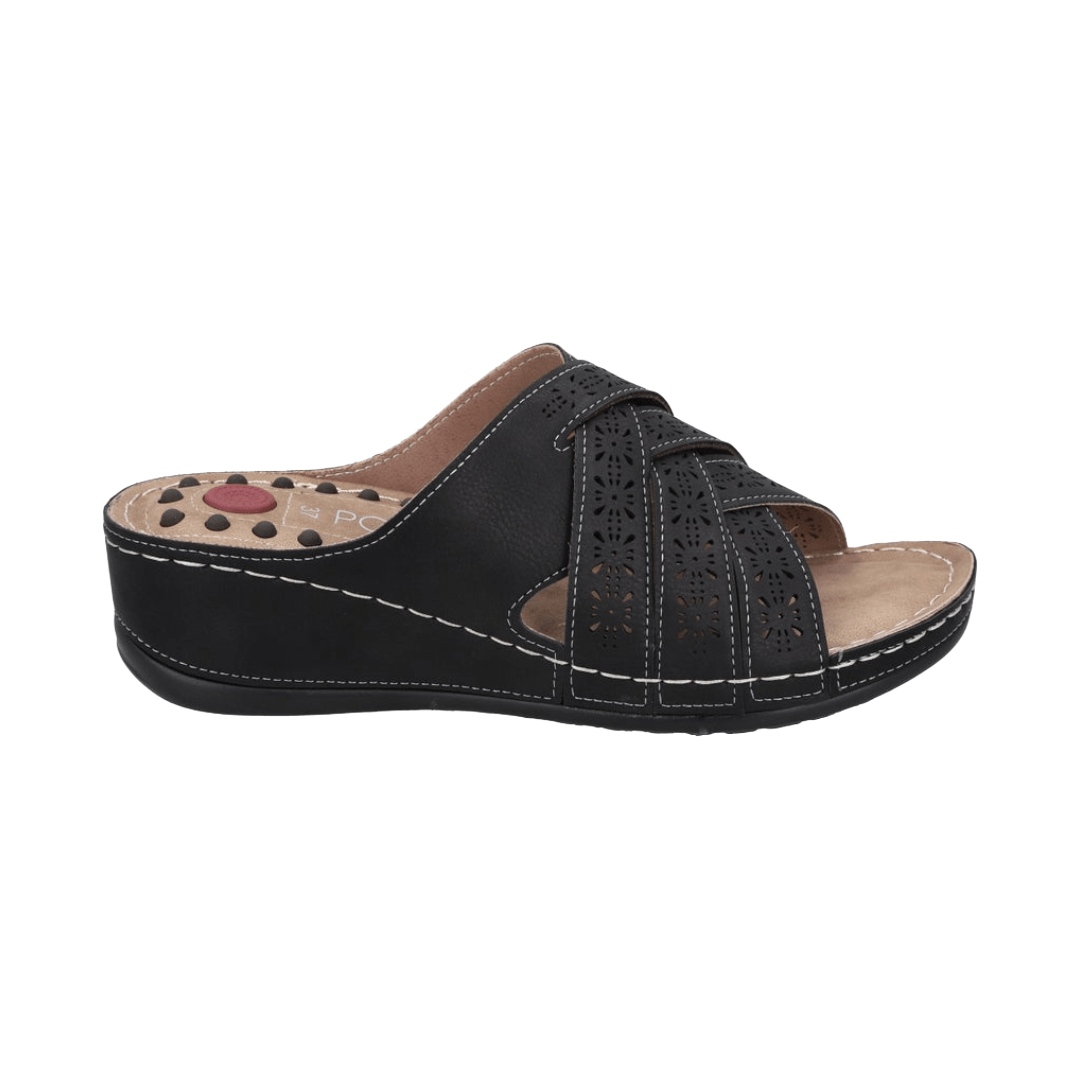SANDALIAS POLICE NEGRO MUJER PO - POS25Y086 POLICE 35 - CalzadosPaola