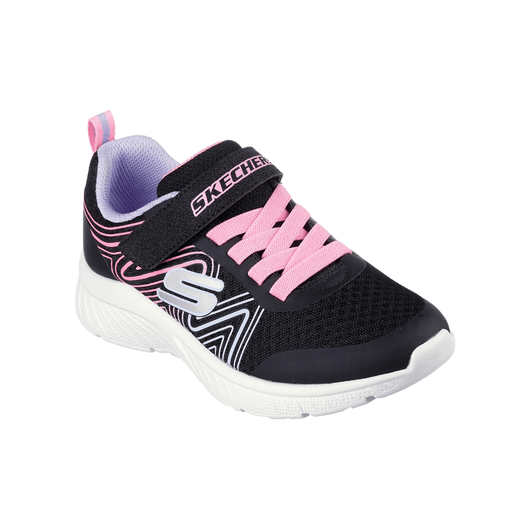 ZAPATILLAS URBANAS SKECHERS MICROSPEC PLUS SWIRL SWEET INFANTIL | 303535L - BKMT SKECHERS 26 CL / 10.5C US / 16.5 CM - CalzadosPaola