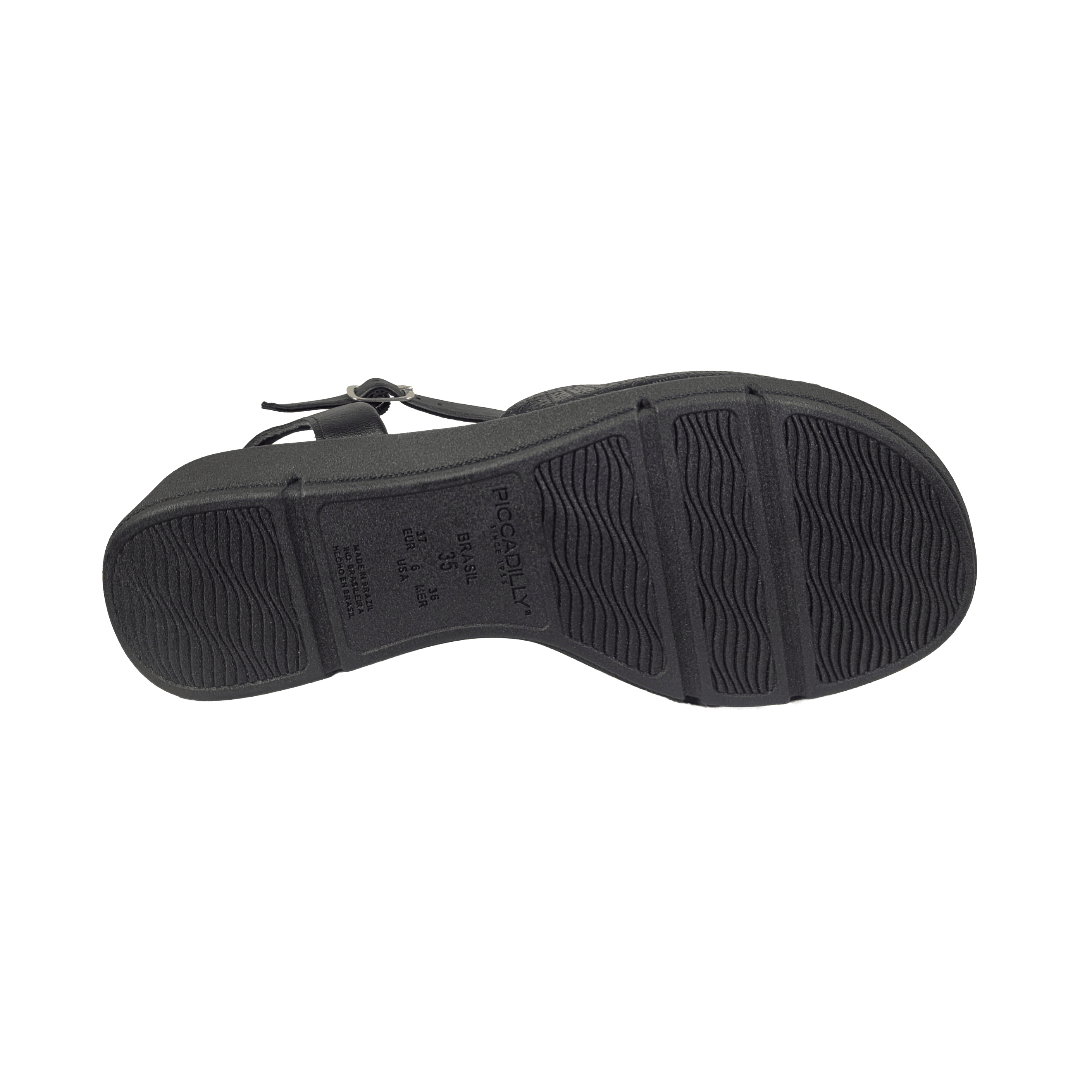 SANDALIAS PICCADILLY NEGRO CASUAL MUJER | VU5287T PICCADILLY 34 CL / 22.2 CM - CalzadosPaola