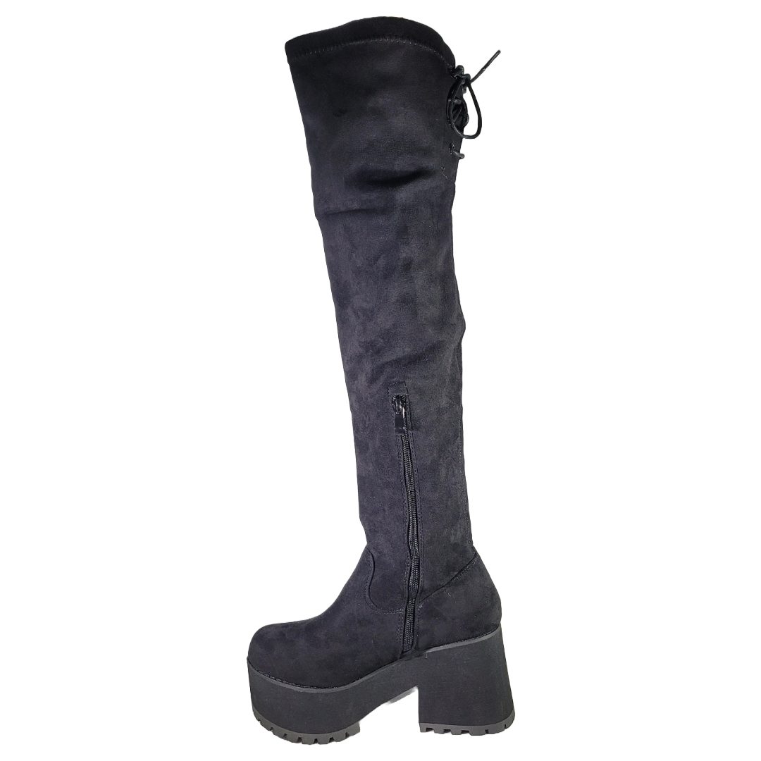 BOTAS BOTELI GAMUZA NEGRO | R71 BOTELI 40 - CalzadosPaola