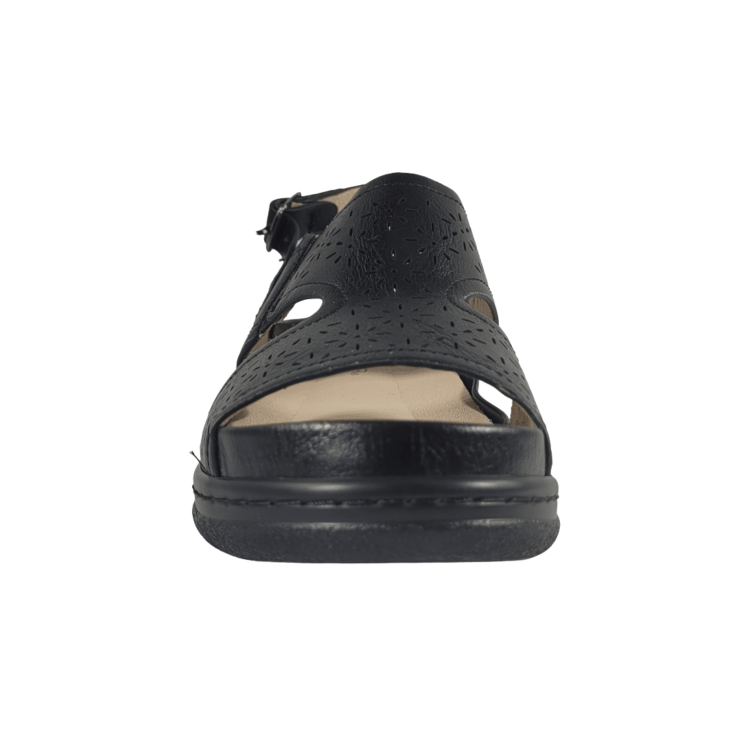 SANDALIAS PASSER NEGRO CASUAL MUJER | 0330 PASSER 35 CL / 23.3 CM - CalzadosPaola