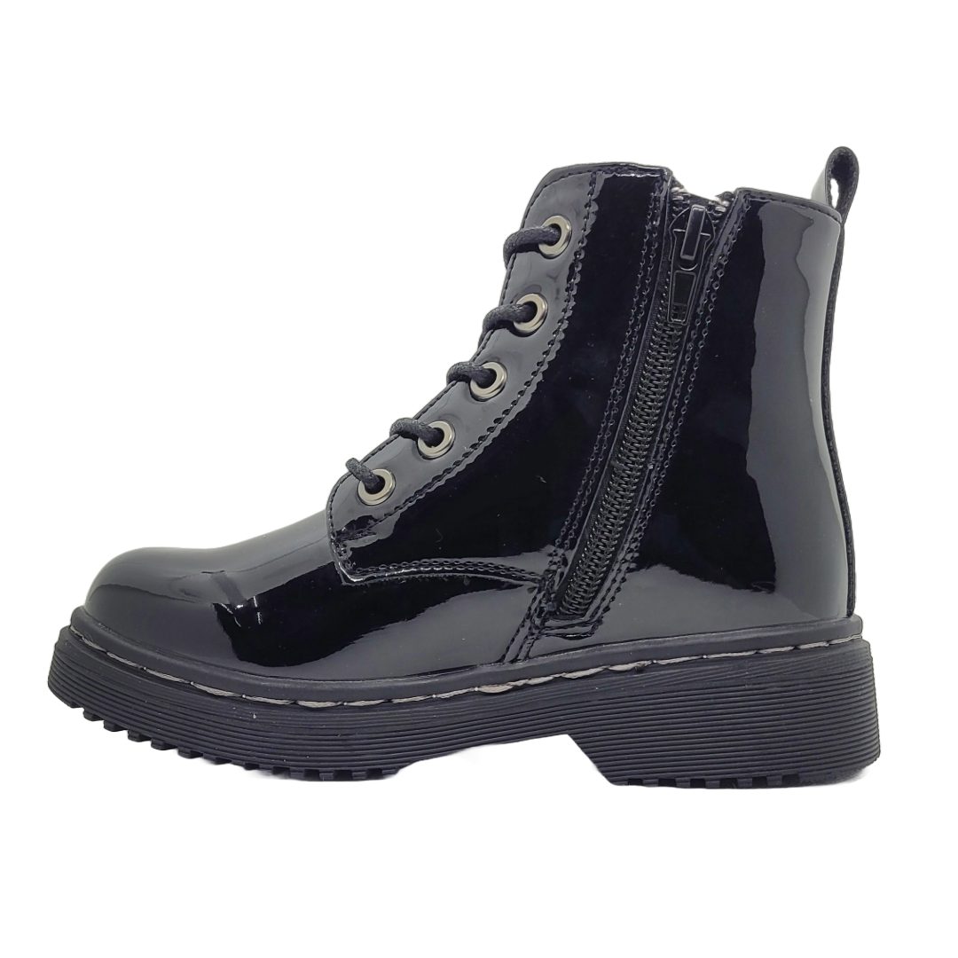 BOTINES BUBBLE GUMMERS NEGRO CHAROL 301 - 6866 BUBBLE GUMMERS 33 - CalzadosPaola