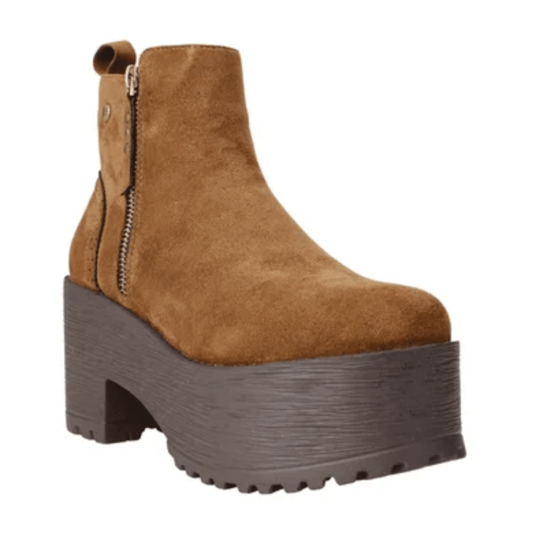BOTINES NEW WALK MUJER CAMEL 1066 - 1 - CA NEW WALK 35 - CalzadosPaola