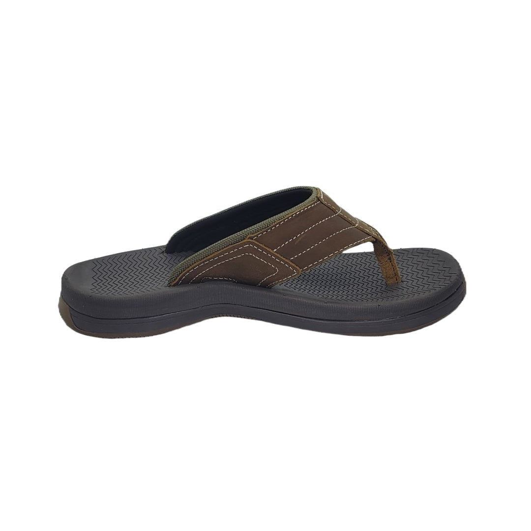 SANDALIAS LONDON DE CUERO CAFÉS | 9547 LONDON 44 - CalzadosPaola