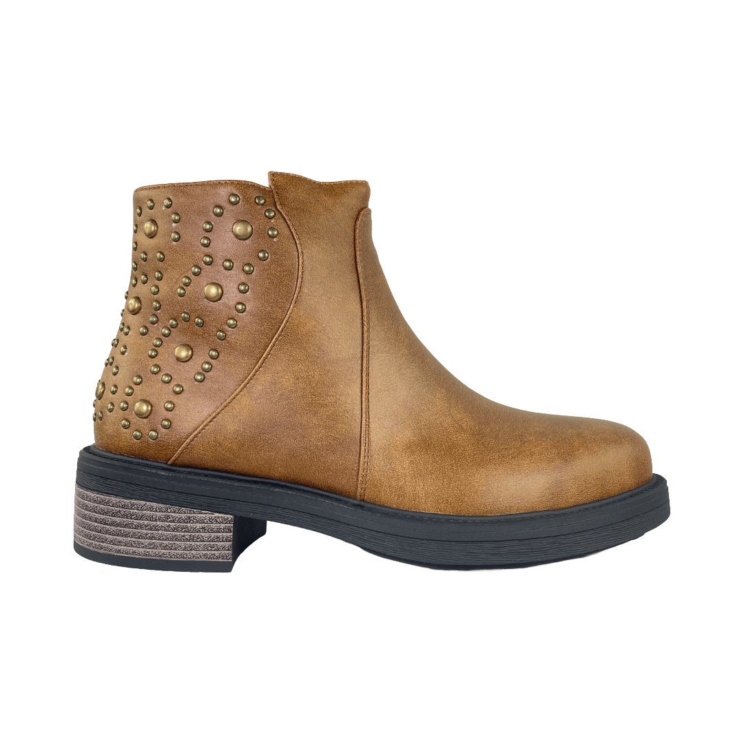 BOTINES POLICEE CAFE MUJER MR - W1652 - R2661 POLICE 35 - CalzadosPaola