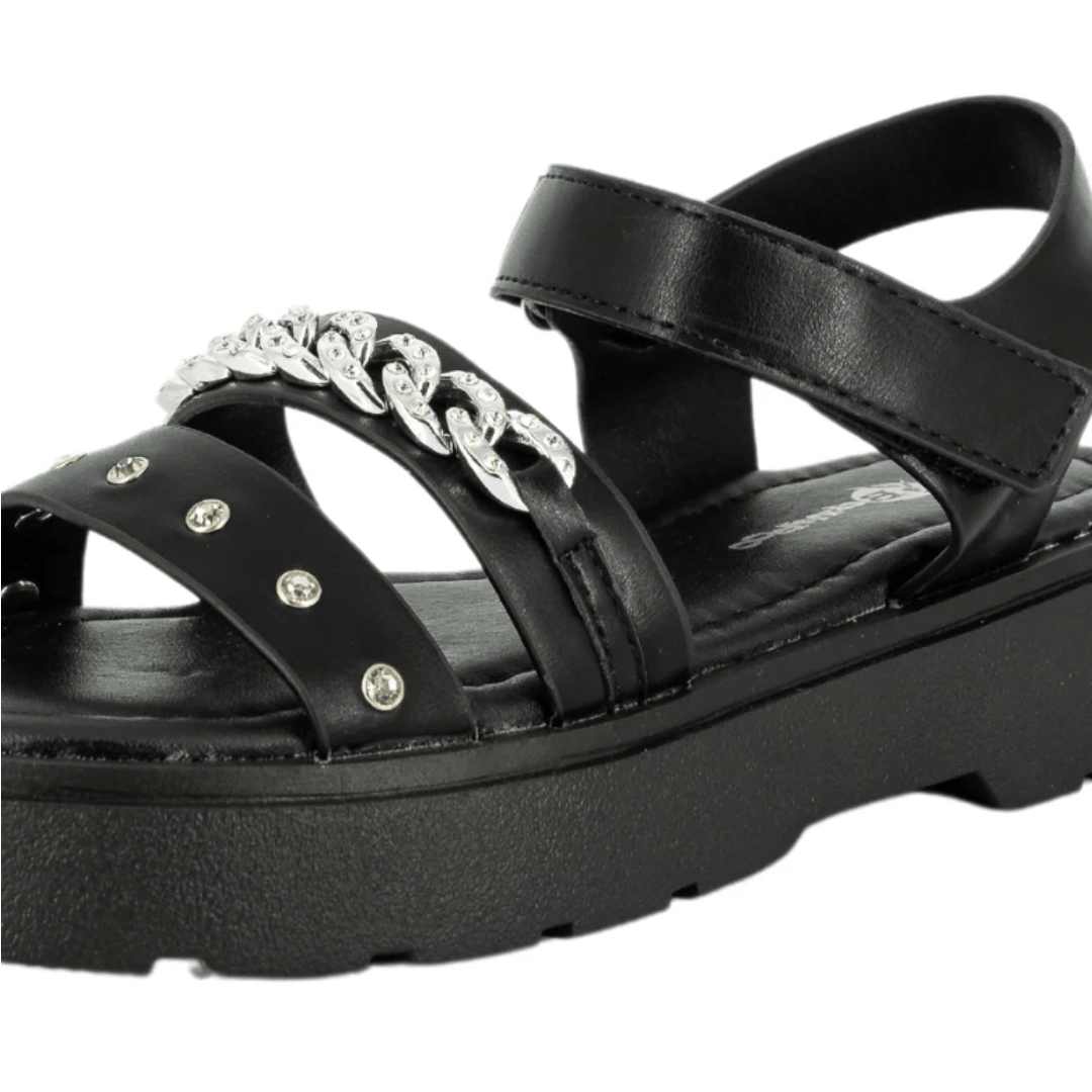 SANDALIAS BAMBOO NEGRO INFANTIL 2592 - 02 BAMBOO 30 - CalzadosPaola