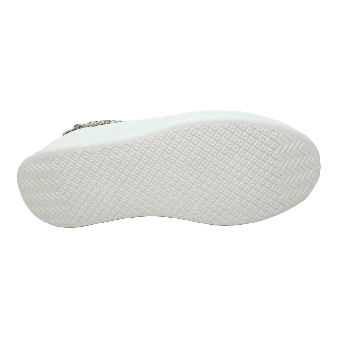 ZAPATILLAS URBANAS WEIDE BLANCO/PLATEADO MUJER | ZW15 WEIDE 36 - CalzadosPaola