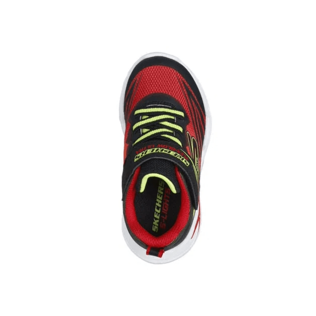 ZAPATILLAS URBANAS SKECHERS FLEX GLOW 4K BEBÉS | 400139N - BKRD SKECHERS 20 - CalzadosPaola