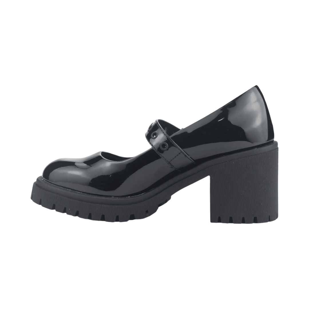 ZAPATOS CHALADA NEGRO CHAROL MUJER 1 - JORDI - 2 CHALADA 35 - CalzadosPaola