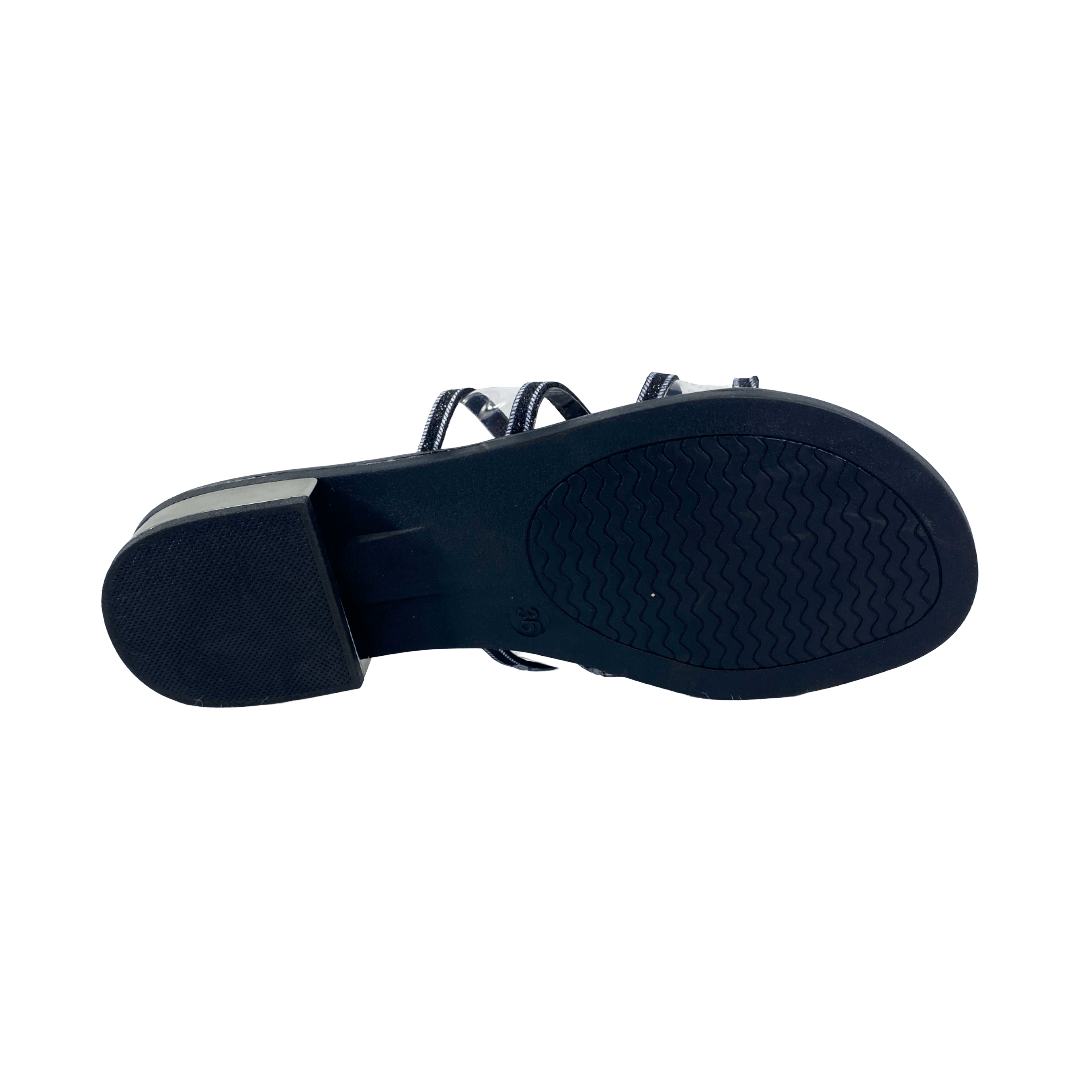 SANDALIAS DE FIESTA HUALUNAOTE NEGRO MUJER | R1911 HUALUNAOTE 36 - CalzadosPaola