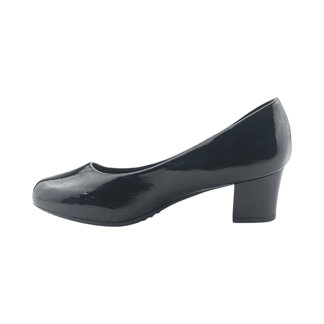 ZAPATOS FORMALES CHALADA NEGRO CHAROL MUJER 12 - FLEXI - 25 CHALADA 34 CL / 22.1 CM - CalzadosPaola