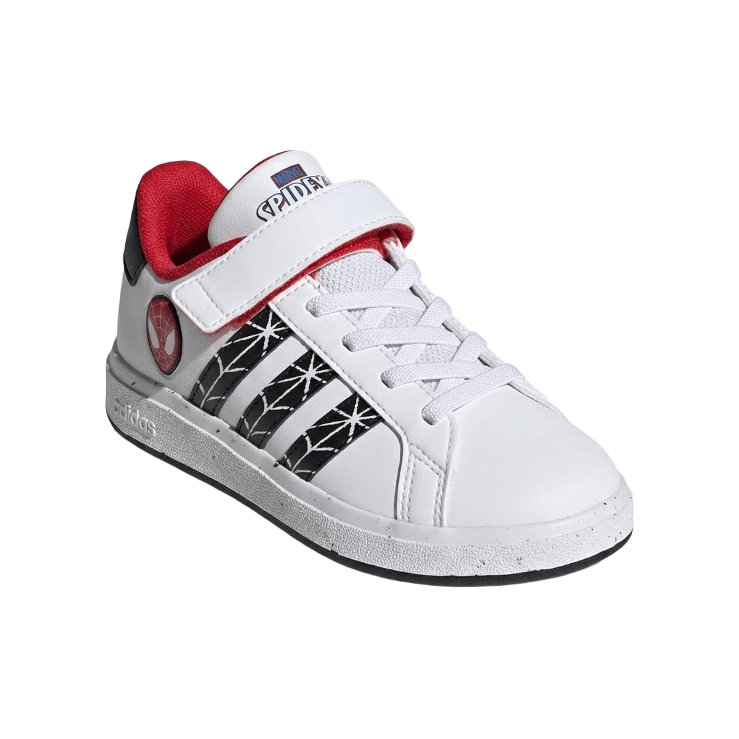 ZAPATILLAS URBANAS ADIDAS GRAND COURT X MARVEL SPIDER - MAN INFANTIL | IG7168 ADIDAS 28 CL / 10.5K US / 16.5 CM - CalzadosPaola