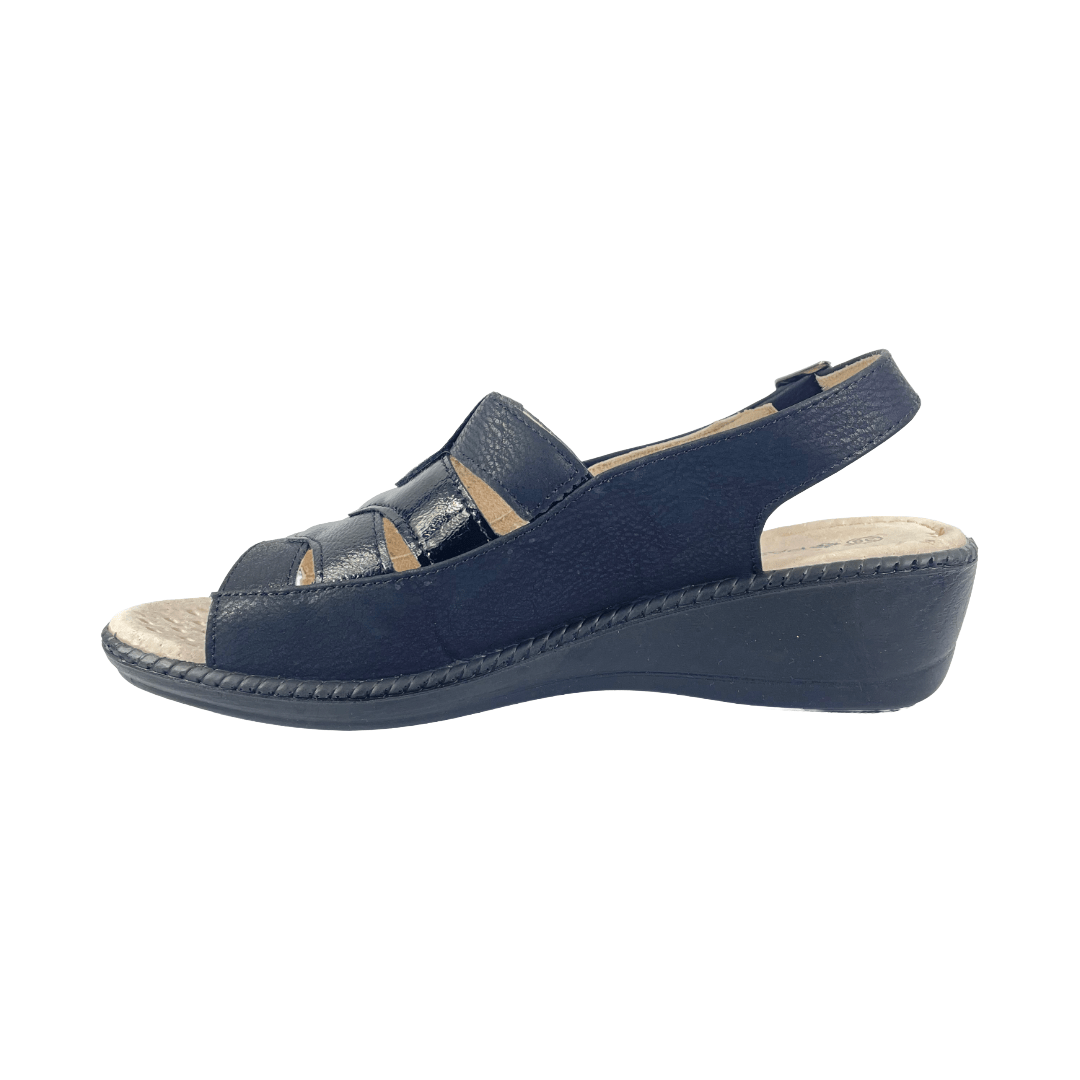 SANDALIAS PASSER NEGRO MUJER | 019 - 02 PASSER 35 - CalzadosPaola