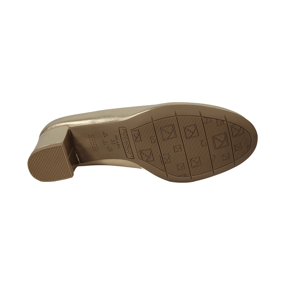 ZAPATOS FORMALES PICCADILLY DORADO MUJER VU4010T PICADELLY 34 - CalzadosPaola