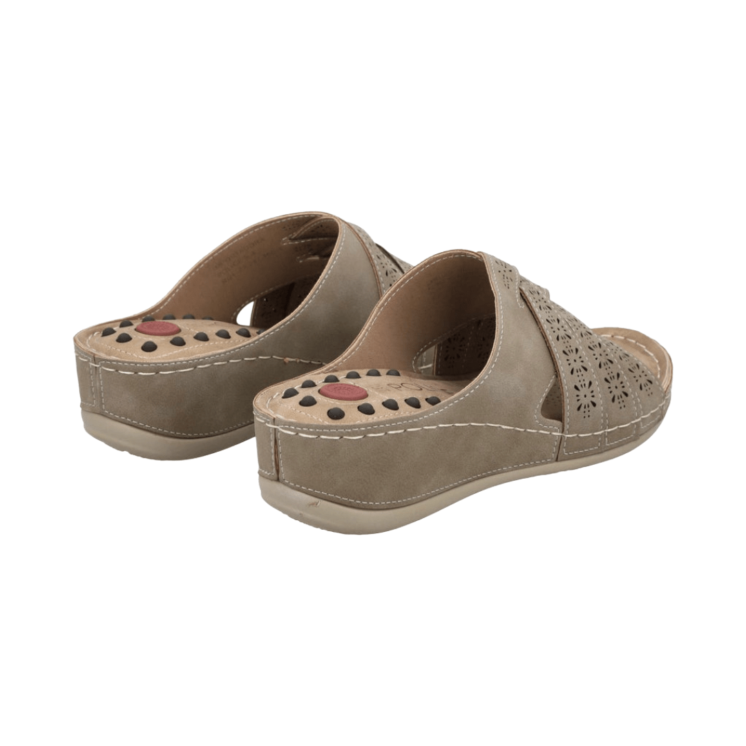 SANDALIAS POLICE TAUPE MUJER PO - POS25Y086 POLICE 35 - CalzadosPaola