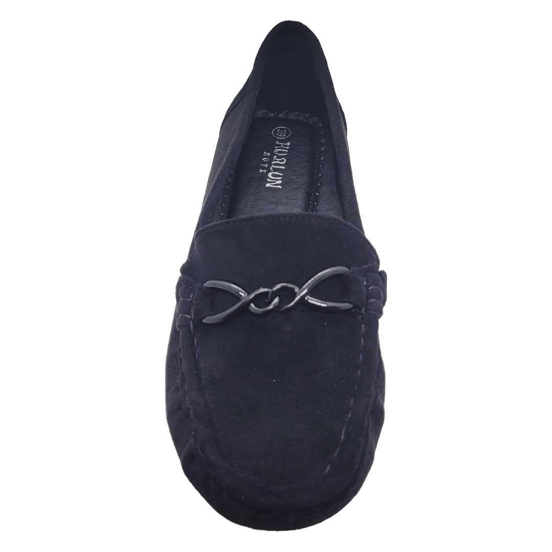 MOCASINES HUALUNAOTE GAMUZA BLACK | H - 90 HUALUNAOTE 40 - CalzadosPaola