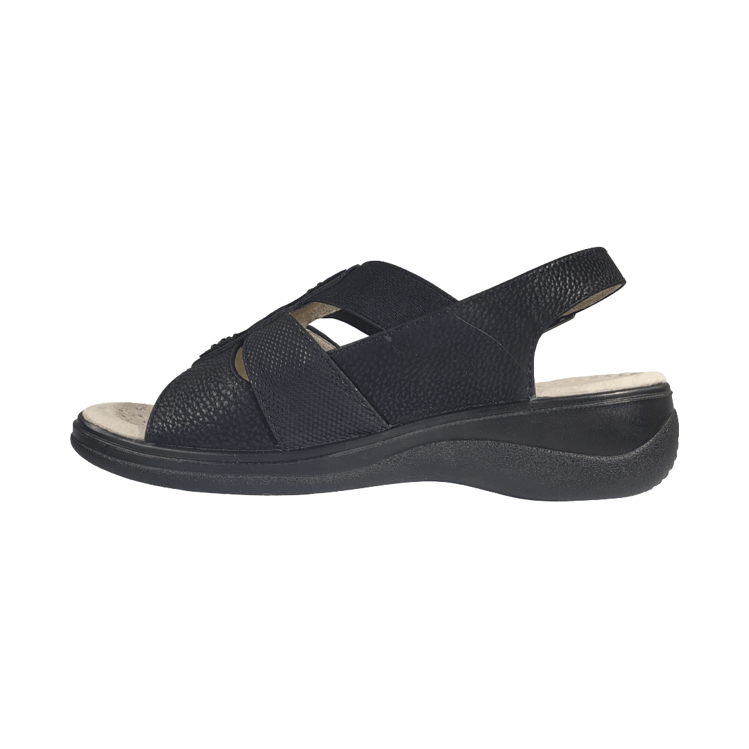 SANDALIAS PASSER NEGRO CASUAL MUJER | 020 PASSER 35 CL / 23.3 CM - CalzadosPaola