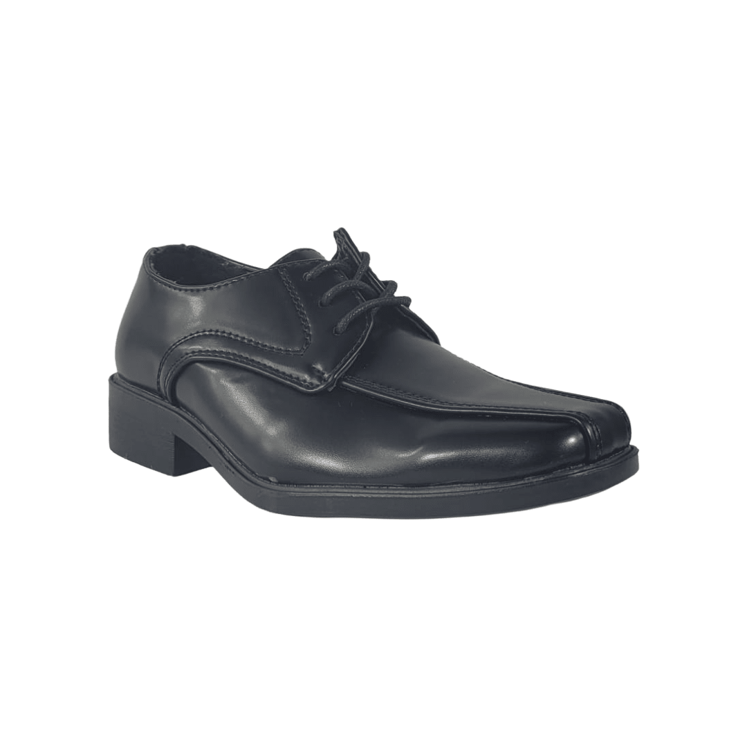 ZAPATOS FORMALES AGUXI NEGRO CASUAL INFANTIL 8061A AGUXI 33 - CalzadosPaola