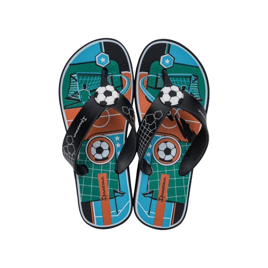 SANDALIAS IPANEMA NEGRO/VERDE INFANTIL | GR - IP - 27277 GRENDENE 24 CL / 15.5 CM - CalzadosPaola